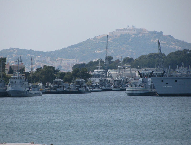 Pohled do vojenského přístavu