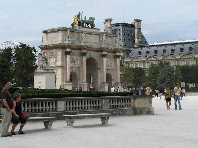Vítězný oblouk před Louvre