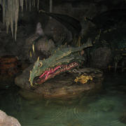 Drak v jeskyni pod zámkem