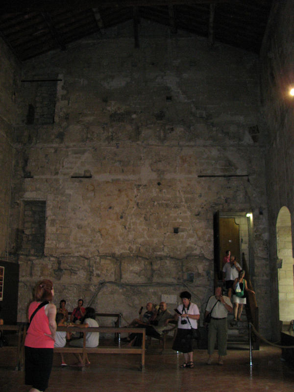 Stěna papažských místností