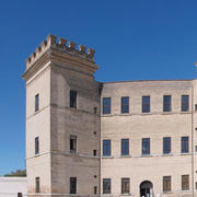 Panorama vstupní části hradu