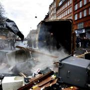 Fotografie z nepokojů v Kodani