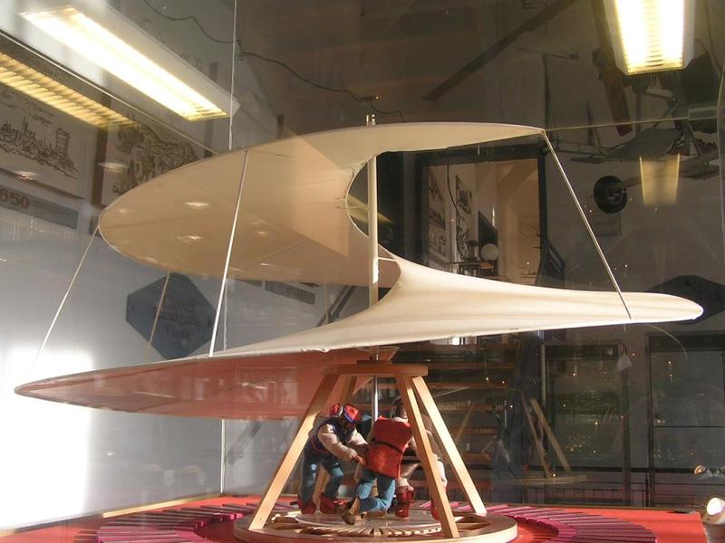 0092  B_ckeburg - Hubschraubermuseum _Muzeum vrtuln_k___ vrtuln_k od Leonarda da Vinciho.JPG